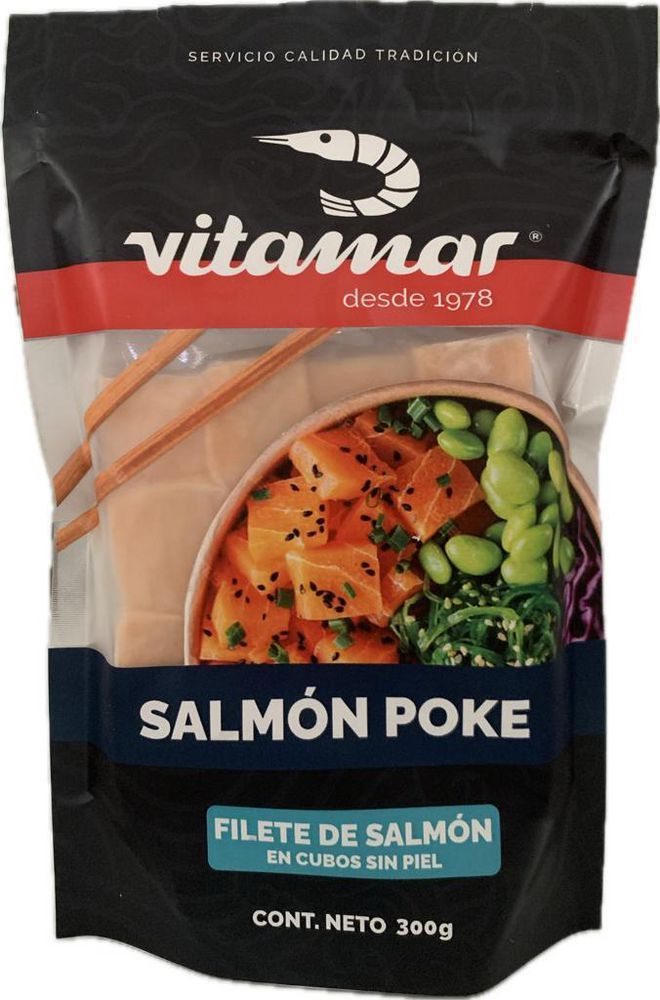 Imagen de Filete de salmón poke VITAMAR refrigerado (300  gr)