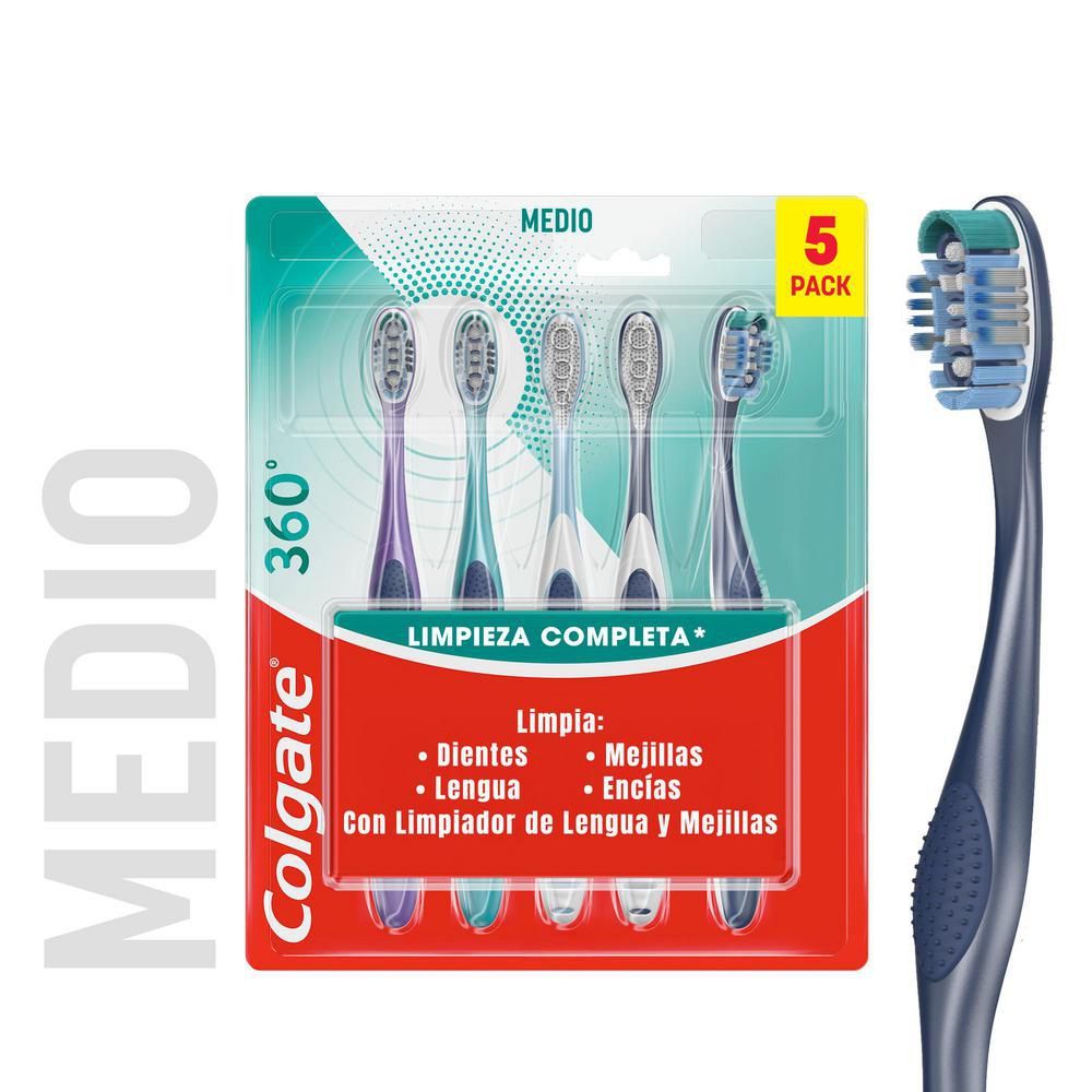 Imagen de Cepillo de dientes COLGATE medio (5  und)