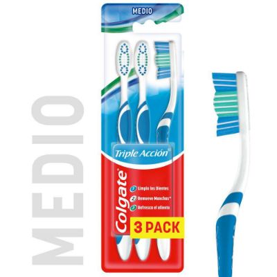 Imagen de Cepillo de dientes COLGATE triple acción medio (3  und)