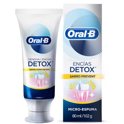 Imagen de Crema dental ORALB encías detox antisarro (80  ml)