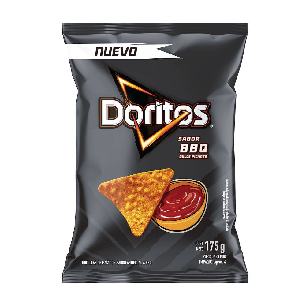 Imagen de Pasabocas  DORITOS sabor BBQ dulce picante (175  gr)