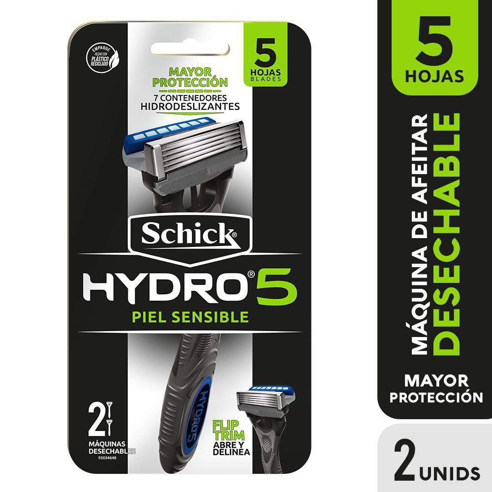 Imagen de Máquina de afeitar SCHICK hydro 5 piel sensible (2  und)