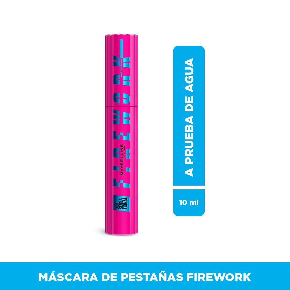 Imagen de Pestañina MAYBELLINE LS FIREWORK WTP VERY BLACK (10  ml)
