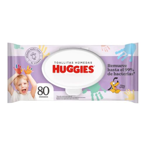 Imagen de Toallitas húmedas HUGGIES anti gérmenes x80 unds