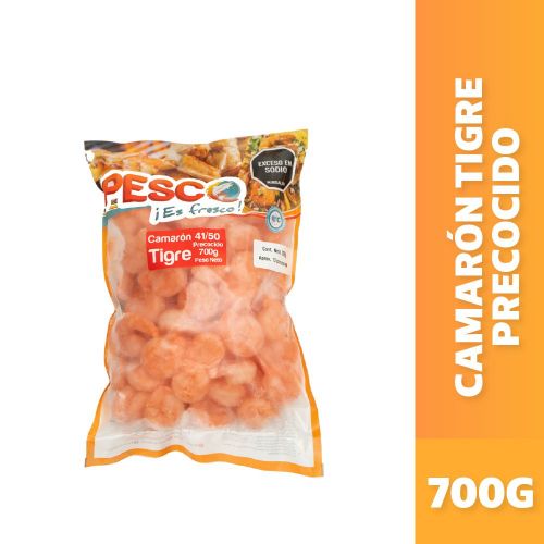 Imagen de Camarón tigre PESCO Talla 4150 congelado (700  gr)