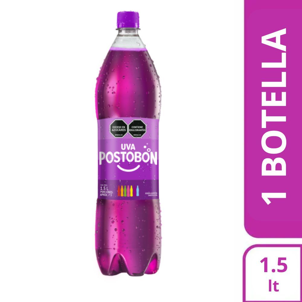 Imagen de Gaseosa POSTOBON uva botella (1500  ml)