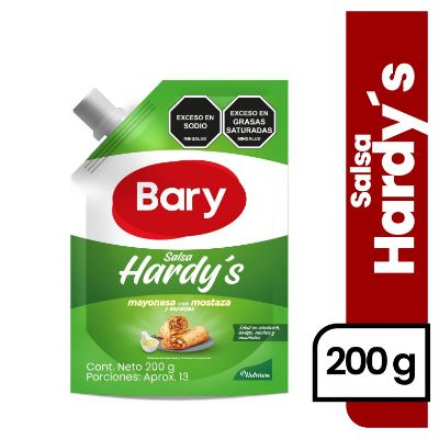Imagen de Salsa hardys BARY mayonesa con mostaza doy pack (200  gr)