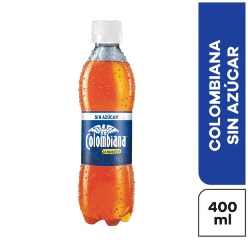 Imagen de Gaseosa COLOMBIANA sin azúcar botella  (400  ml)
