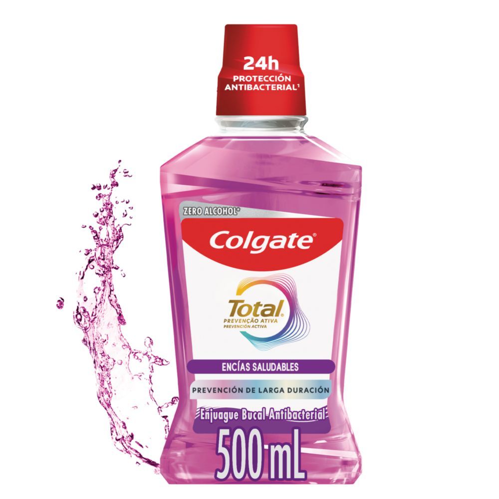 Imagen de Enjuague bucal COLGATE total prevención activa encías (500  ml)