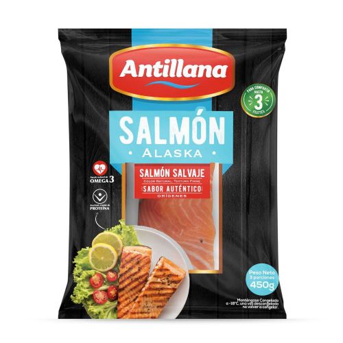 Imagen de Salmón en filete ANTILLANA alaska (450  gr)