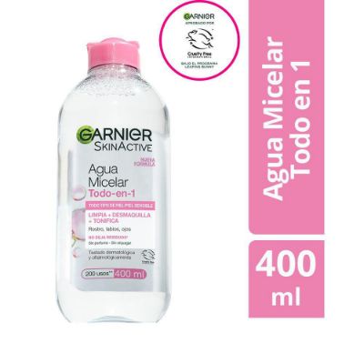 Imagen de Agua micelar GARNIER SKIN ACTIVE original todo en 1 (400  ml)