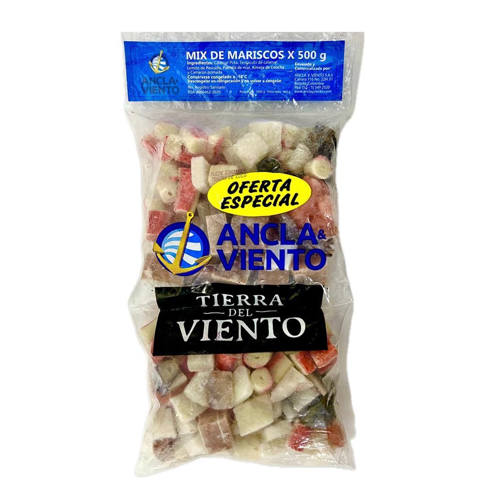 Imagen de Mega Mix de Mariscos ANCLA Y VIENTO 500  gr
