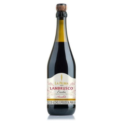 Imagen de Vino Tinto LA PIUMA MARCA EXCLUSIVA Espumoso Lambrusco (750  ml)