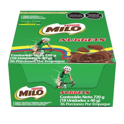 Imagen de Chocolates MILO nuggets cubiertos sabor a chocolate (720  gr)