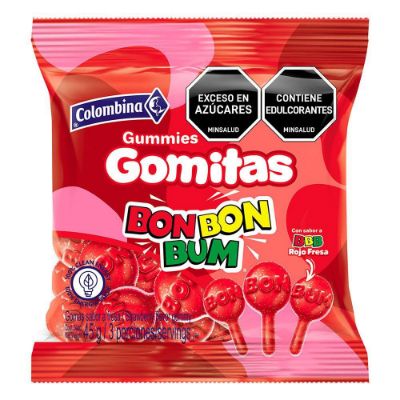 Imagen de Gomitas  BON BON BUM sabor a fresa (45  gr)