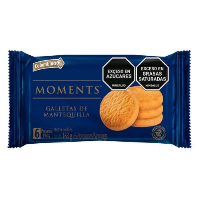 Imagen de Galletas MOMENTS de mantequilla (168  gr)