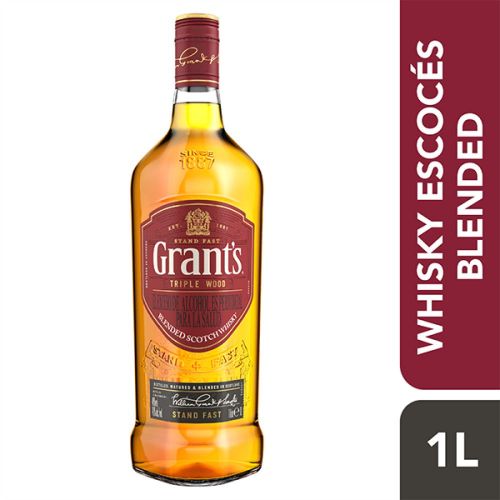 Imagen de Whisky GRANTS Blended Scotch 1L  (1000  ml)