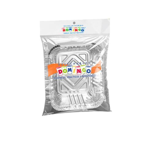 Imagen de Molde de aluminio DOMINGO para lasaña desechable