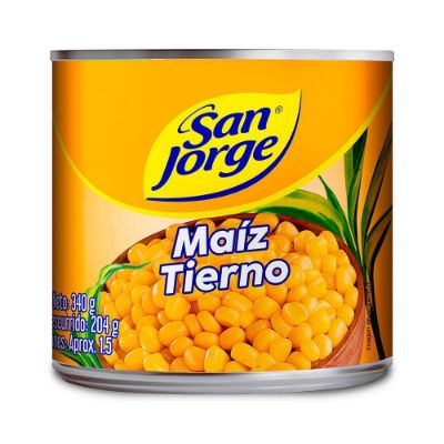 Imagen de Maíz SAN JORGE tierno en lata (204  gr)