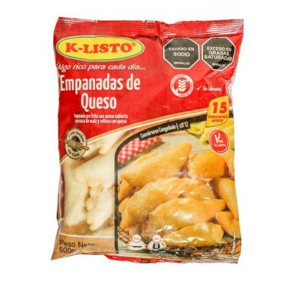 Imagen de EMPANADA DE QUESO X 15 UNDS KLISTO 600  gr