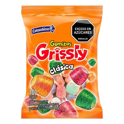 Imagen de Gomitas  GRISSLY clásicas sabor a frambuesa (400  gr)
