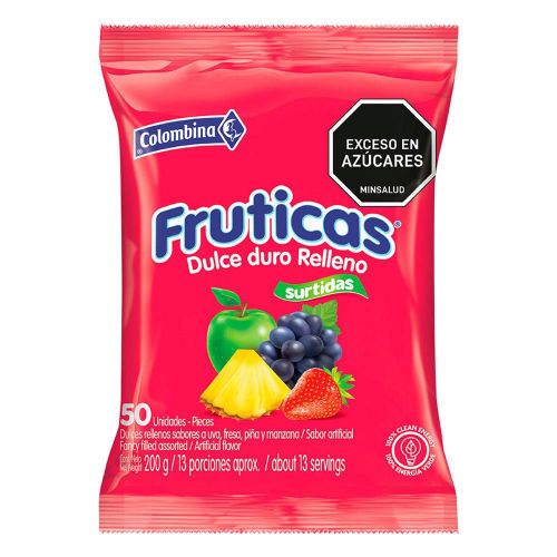 Imagen de Confites COLOMBINA fruticas rellenos (200  gr)
