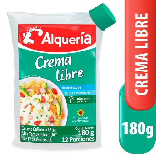 Imagen de Crema de leche ALQUERIA deslactosada (180  gr)