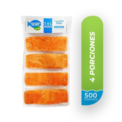 Imagen de Salmón PESQUERA DEL MAR refrigerado 4 porciones (500  gr)