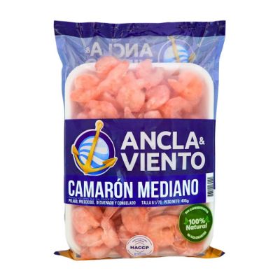 Imagen de Camarón ANCLA Y VIENTO Mediano talla 6170 congelado (400  gr)
