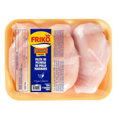 Imagen de Filete de pechuga de pollo FRIKO HF marinado congelado (500  gr)