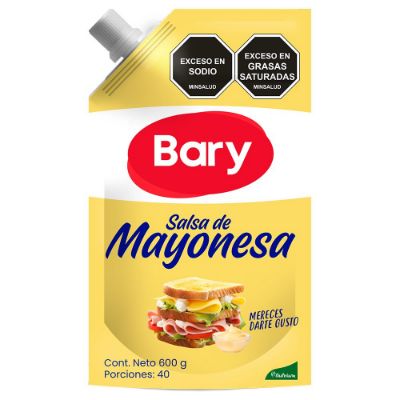 Imagen de Mayonesa BARY doy pack (600  gr)