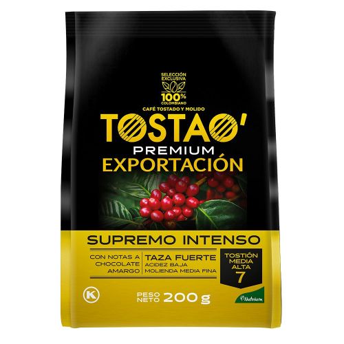 Imagen de Café TOSTAO supremo intenso (200  gr)
