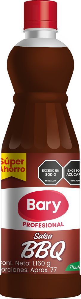 Imagen de Salsa BBQ BARY profesional en botella (1160  gr)