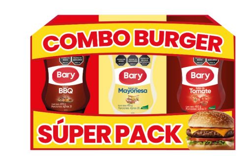 Imagen de Salsa BARY tomate, mayonesa y BBQ (1365  gr)