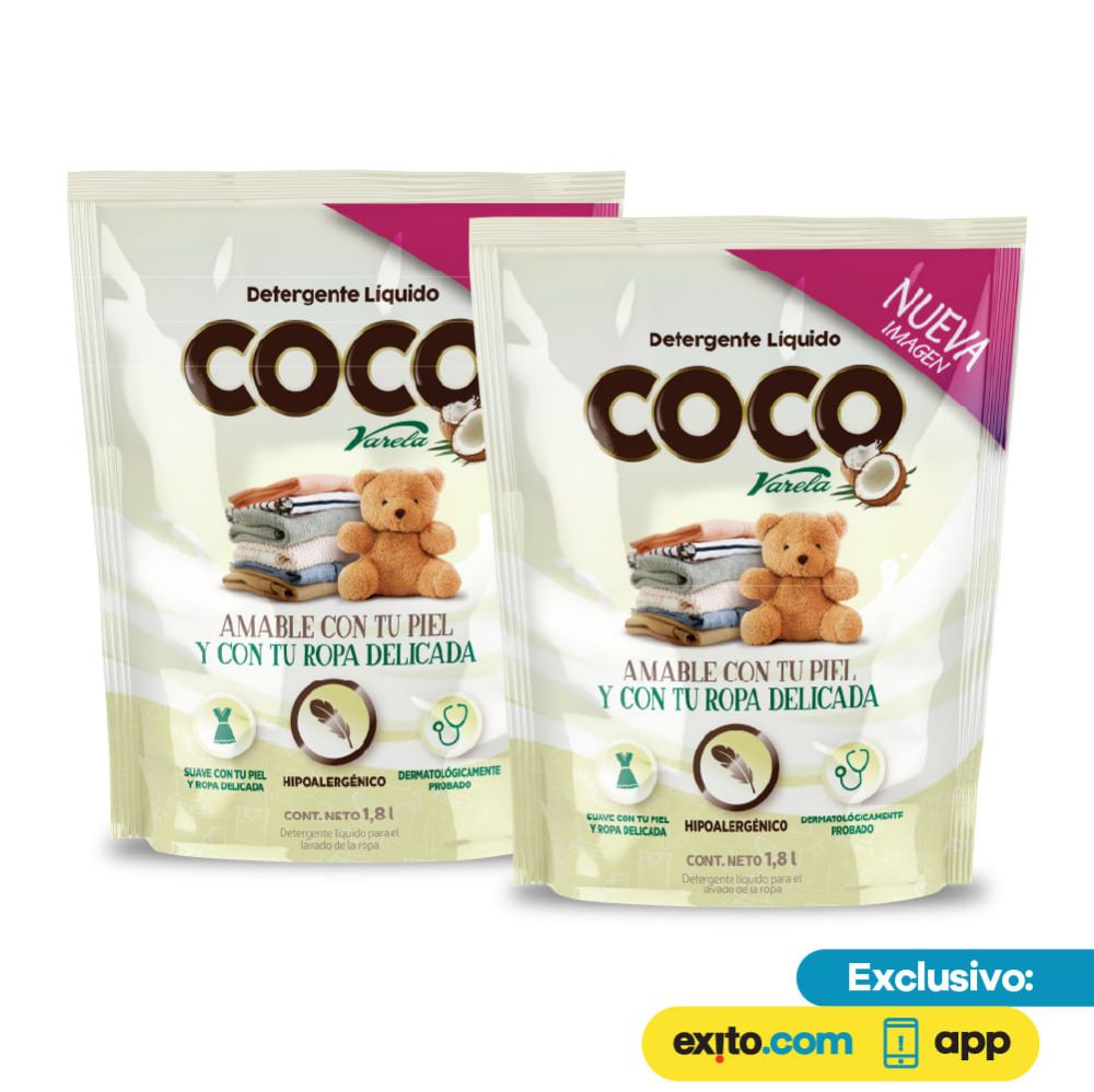 Imagen de Detergente Coco Varela X2