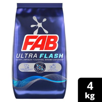 Imagen de Detergente en polvo FAB ultra flash (4000 gr)