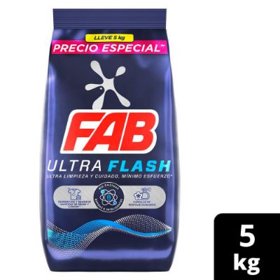 Imagen de Detergente en polvo FAB ultra flash (5000  gr)