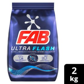Imagen de Detergente en polvo FAB ultra flash (2000  gr)
