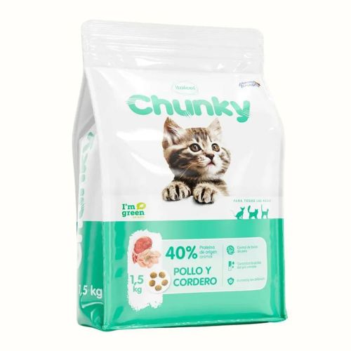 Imagen de Alimento para gatico CHUNKY pollo x1500 g