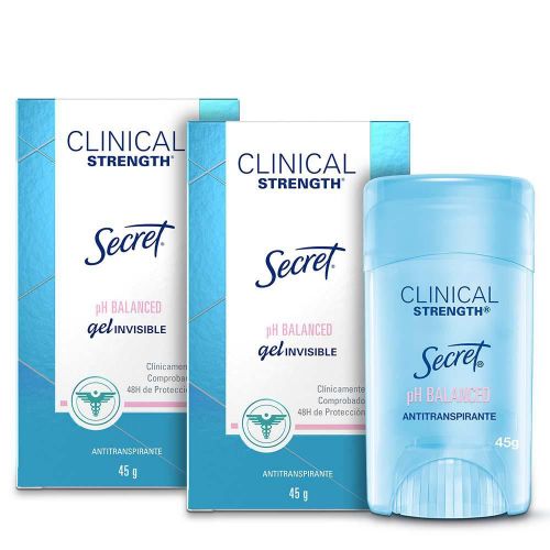Imagen de Desodorante SECRET gel clinical strength ph balanced (90  gr)