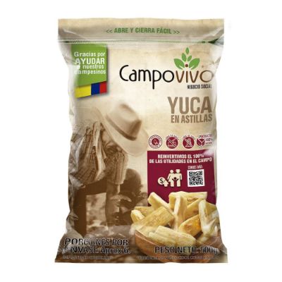 Imagen de Yuca en Astilla PrecoCong CAMPO VIVO 500  gr