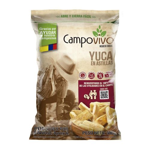 Imagen de Yuca en Astilla PrecoCong CAMPO VIVO 500  gr