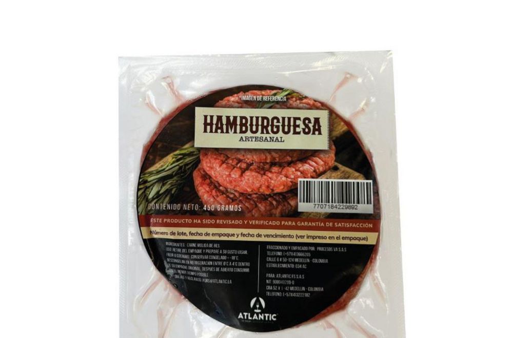 Imagen de Hamburguesa  artesanal (450  gr)