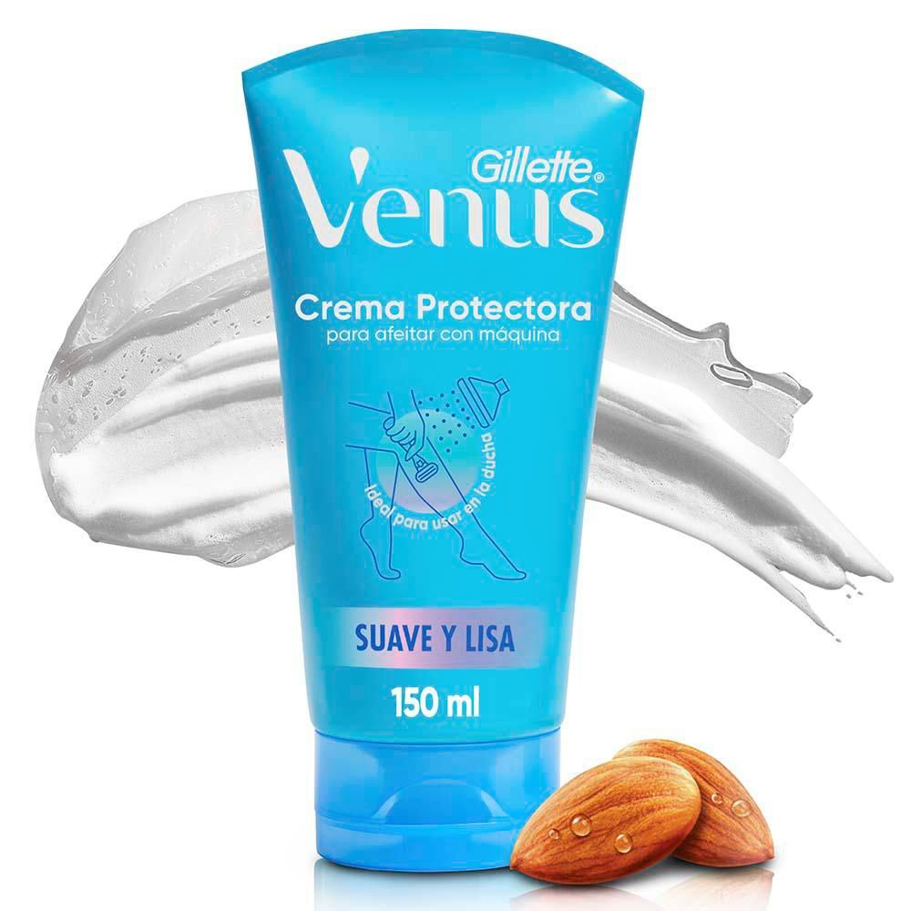 Imagen de Crema de afeitar VENUS con aceite almendras (150  ml)