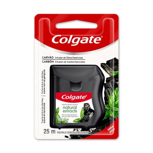 Imagen de Seda dental COLGATE naturals carbón (25  mts)