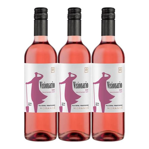 Imagen de Vino MORANDÉ visionario rose 2x3 x750 ml c/u