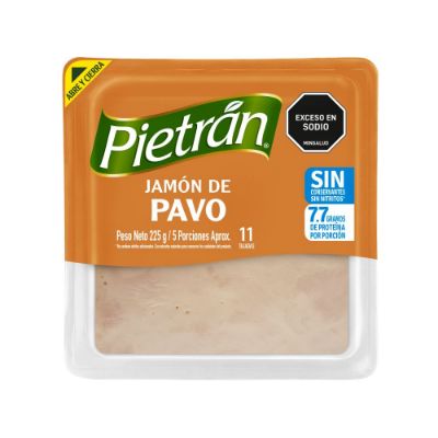 Imagen de Jamón de pavo PIETRAN sin conservantes (225  gr)