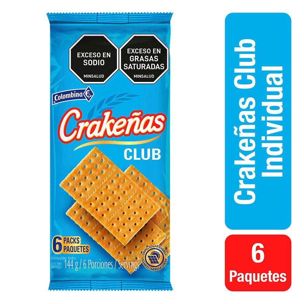 Imagen de Galletas CRAKENAS club individual x6und (144  gr)