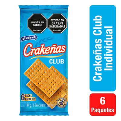 Imagen de Galletas CRAKENAS club individual x6und (144  gr)
