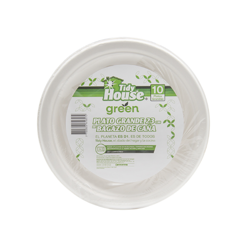 Imagen de Plato-Bagazo-Cana-23cm-Tidy-House-10-und